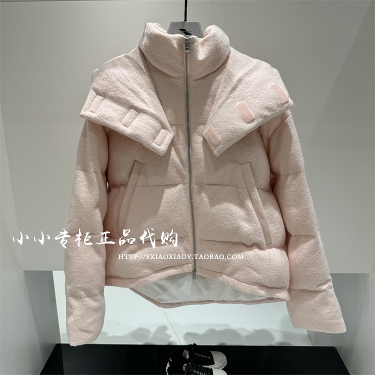 TOFOURTH可脱卸帽绒面棉服