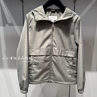 2026春夏新款 男士 暗纹老花满印连帽外套4RF522G Jeans专柜正品