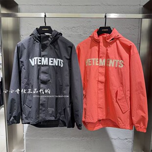 VETEMENTS维特萌专柜 2026秋款字母印花连帽夹克 36515503