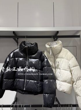 CKJeans亮面立领羽绒服