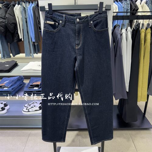 CKJeans复古直筒牛仔裤