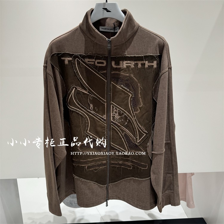 TOFOURTH开衫卫衣刺绣