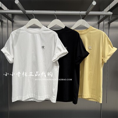 CKJeans刺绣款短袖T恤