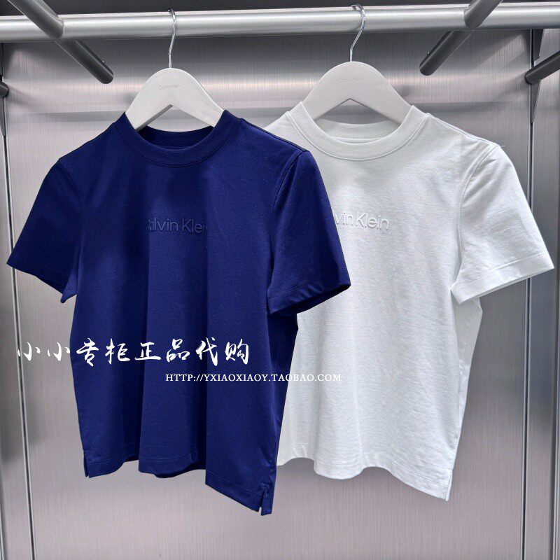 CKJeans纯色简约短袖T恤图片