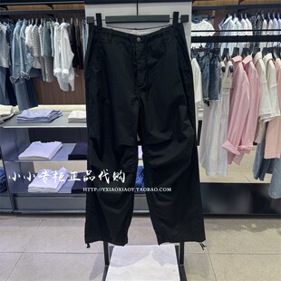 CK Jeans专柜正品 2025早秋款男士通勤抽绳工装休闲伞兵裤4RC606G