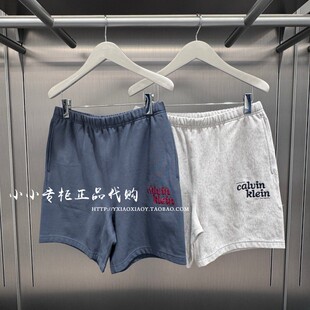CK Jeans专柜正品 2026春夏新款男士刺绣透气运动休闲短裤4LG218G