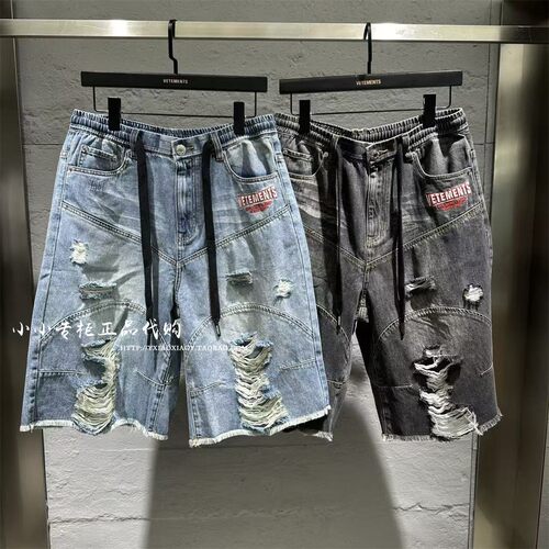 VETEMENTS正品2026夏款牛仔短裤