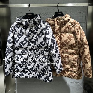 VETEMENTS维特萌专柜正品 2024冬款男女满印连帽羽绒服 34710019