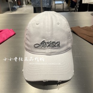 2024春夏男女高街做破刺绣LOGO棒球帽 INXX专柜正品 XXE1535086