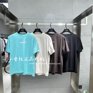 T恤 男女印花简约短袖 34552002 2024秋款 VETEMENTS维特萌专柜正品