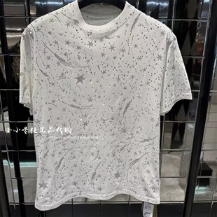 满天星烫钻短袖 轻奢潮牌TCH专柜正品 2026春款 时尚 T78B106057 T恤