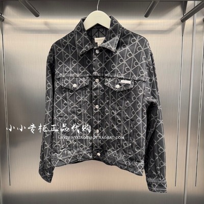 CKJeans复古老花牛仔外套