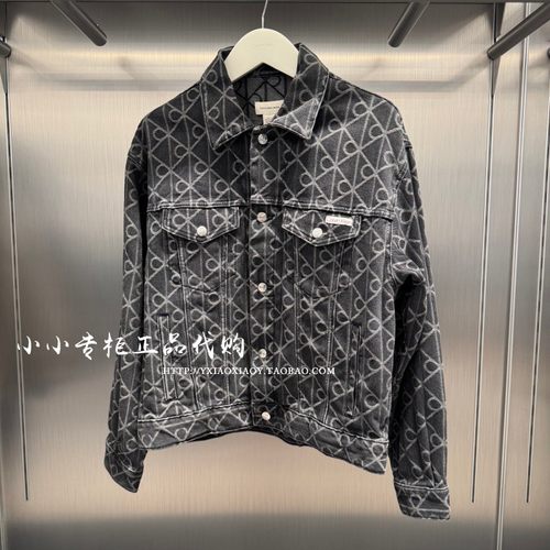 CKJeans复古老花牛仔外套