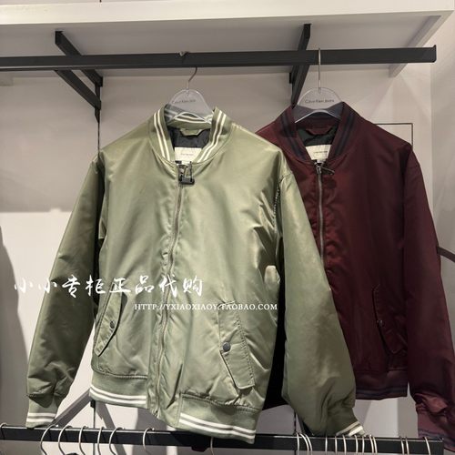 CKJeans防风加棉棒球服外套
