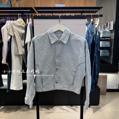 CKJeans复古老花牛仔外套