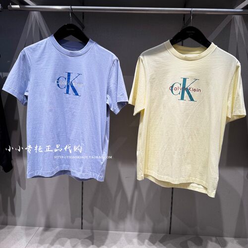 CKJeans字母纯棉短袖T恤