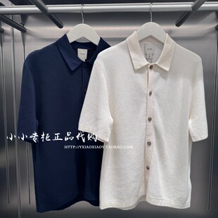 CK Jeans专柜正品 2026春夏新款男士纯棉肌理感短袖针织衫4LG302G