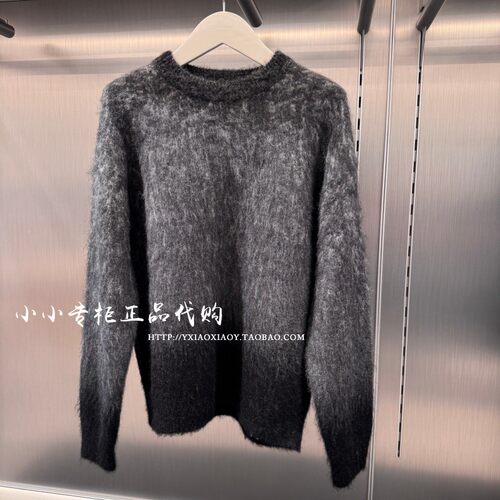 CKJeans渐变花纹针织衫毛衣