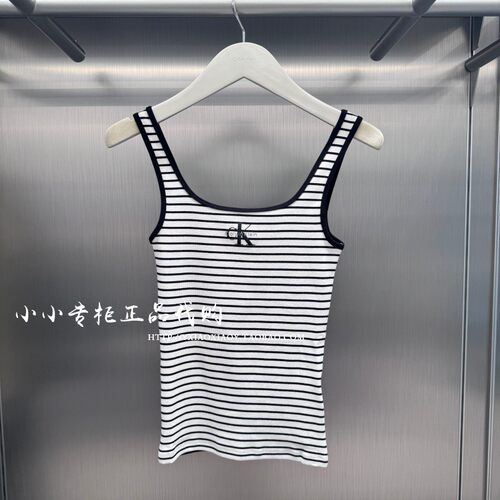 CKJeans经典字母吊带背心