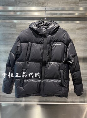 SprayGround鲨鱼专柜正品 2024冬款男女刺绣连帽羽绒服 W1041319