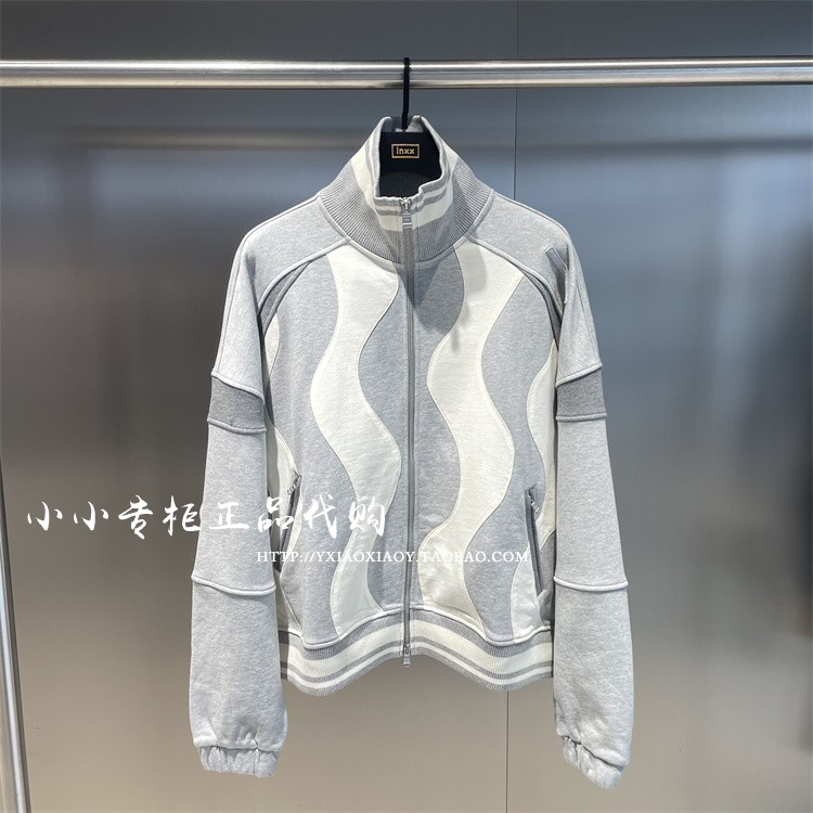 TOFOURTH拼接开衫卫衣