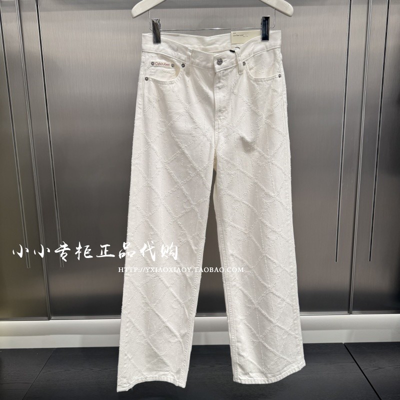 CKJeans低腰宽松牛仔裤