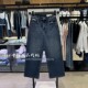 47D836G 女士复古洗水微弹阔腿牛仔裤 Jeans专柜正品 2025秋款