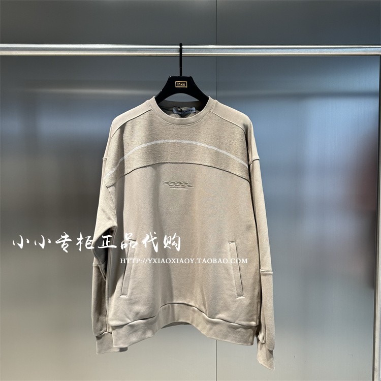 TOFOURTH拼接宽松圆领卫衣