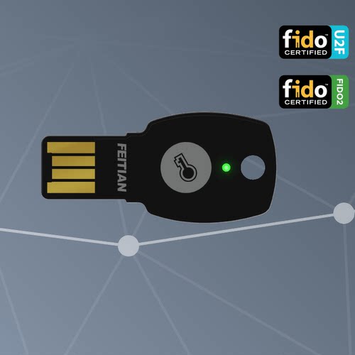 飞天诚信Ukey美国银行转账fido2