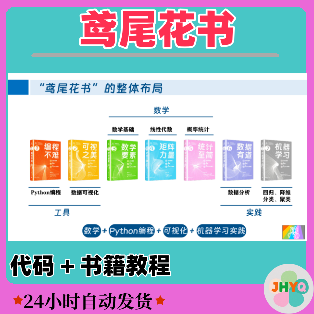 编程不难可视之美数学要素矩阵力量统计至简数据有道机器学习教程