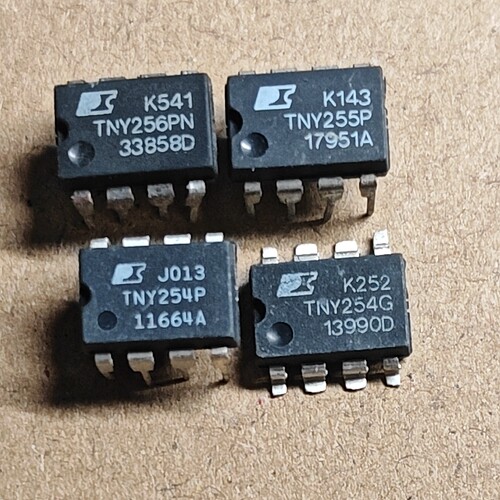 TNY254P TNY255P TNY256P TNY254G TNY255G 二手拆机测试合格