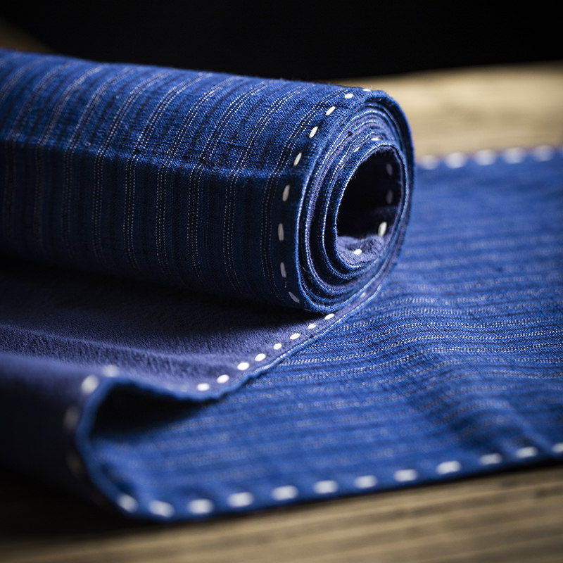 中式 复古手织老布刺子绣茶席中国风棉麻布艺桌布茶室桌旗 可定制,餐饮具,茶道/零配,淘宝优惠券,粉丝福利购,淘宝优惠卷