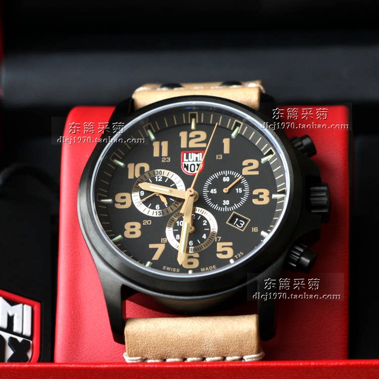 现货顺丰包邮luminox雷美诺时1945 时尚三眼表盘夜光计时男石英表
