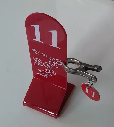 双面桌号牌号码牌方便一大一小
