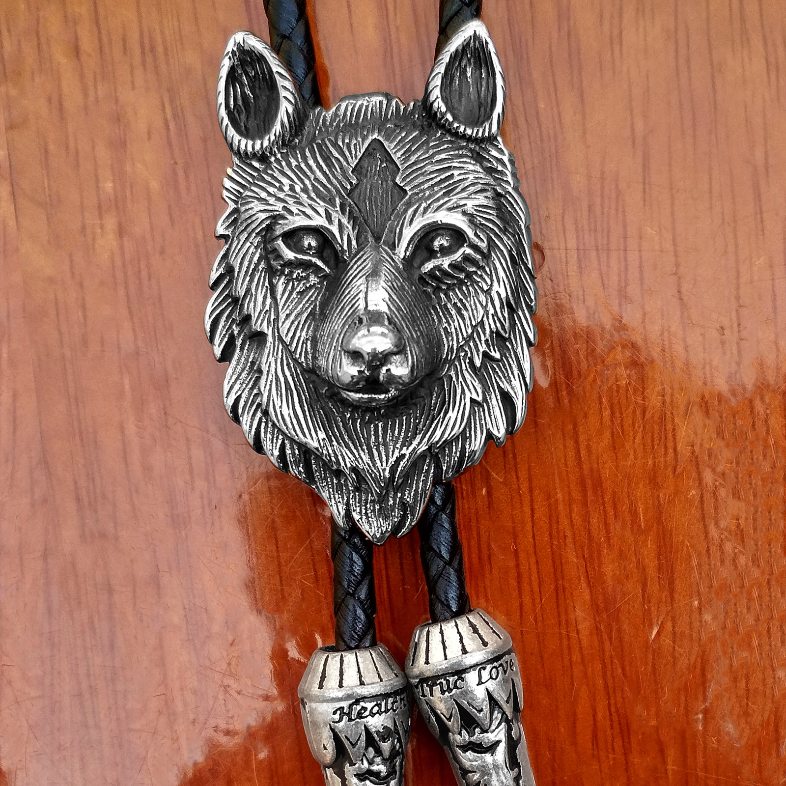 维京狼头波洛领绳雪狼族群wolves梦幻之狼图腾wolf bolotie天狼星