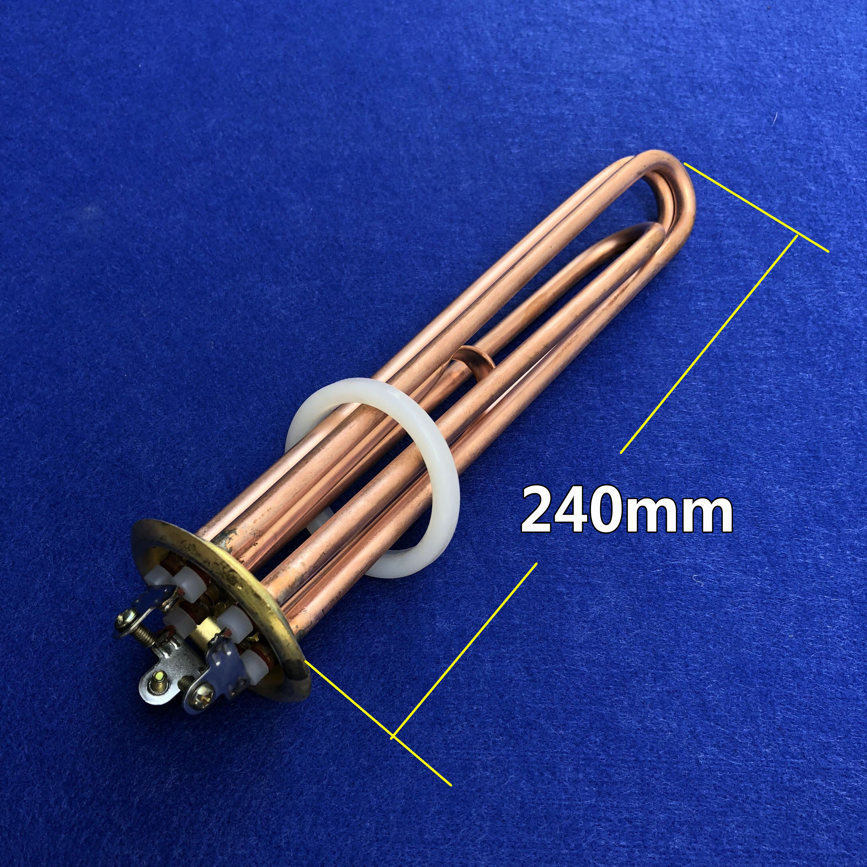 开水器加热管 热水器发热管 热水炉电热管金信全铜电热管380v/6
