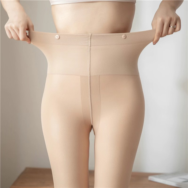 纽扣替换装丝袜女双层光腿神器外层可拆卸薄款任意剪防勾丝连裤袜