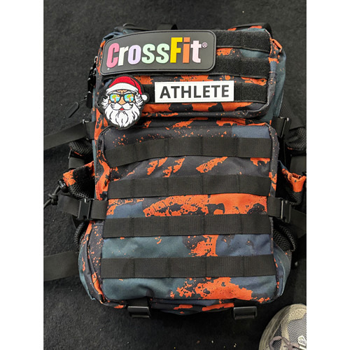 Crossfit 迷彩橙战术双肩包运动健身户外Hyrox备赛训练参赛背包