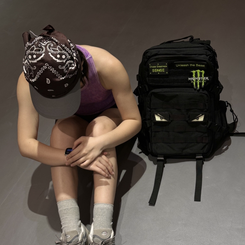 Crossfit 黑色战术双肩包运动健身户外Hyrox备赛训练参赛背包
