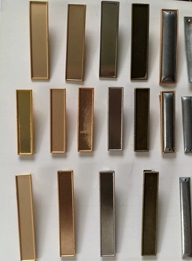 DIY贴皮五金带盖子平夹滴胶螺钿制作底胚发夹点翠合金饰品10个