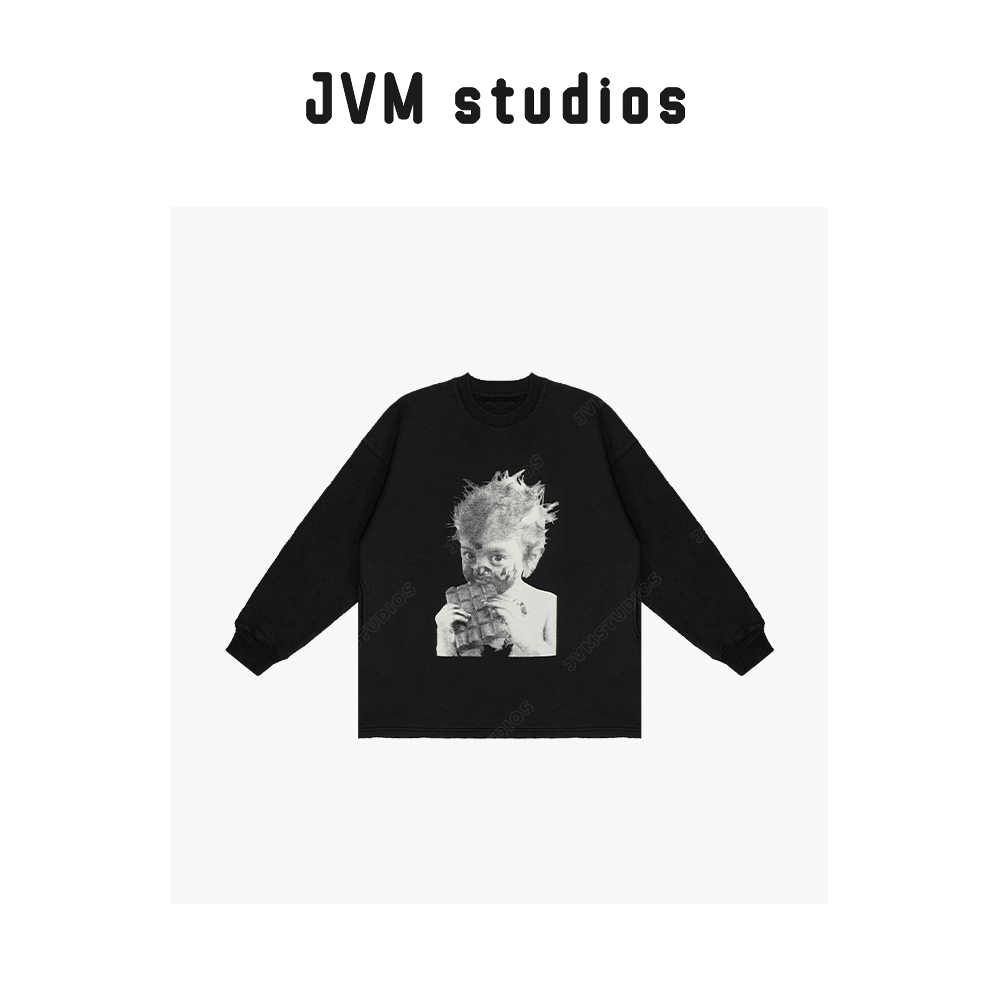 26587 - 新款时尚百搭休闲巧克力男孩长袖T恤10.21