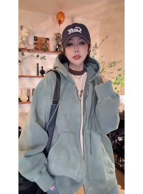 50171 - 新款时尚百搭休闲连帽卫衣外套12.29