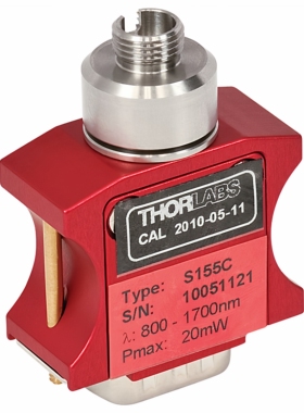 THORLABSS155C光纤光电二极管功率探头铟镓砷800-1700nm1nW-20mW