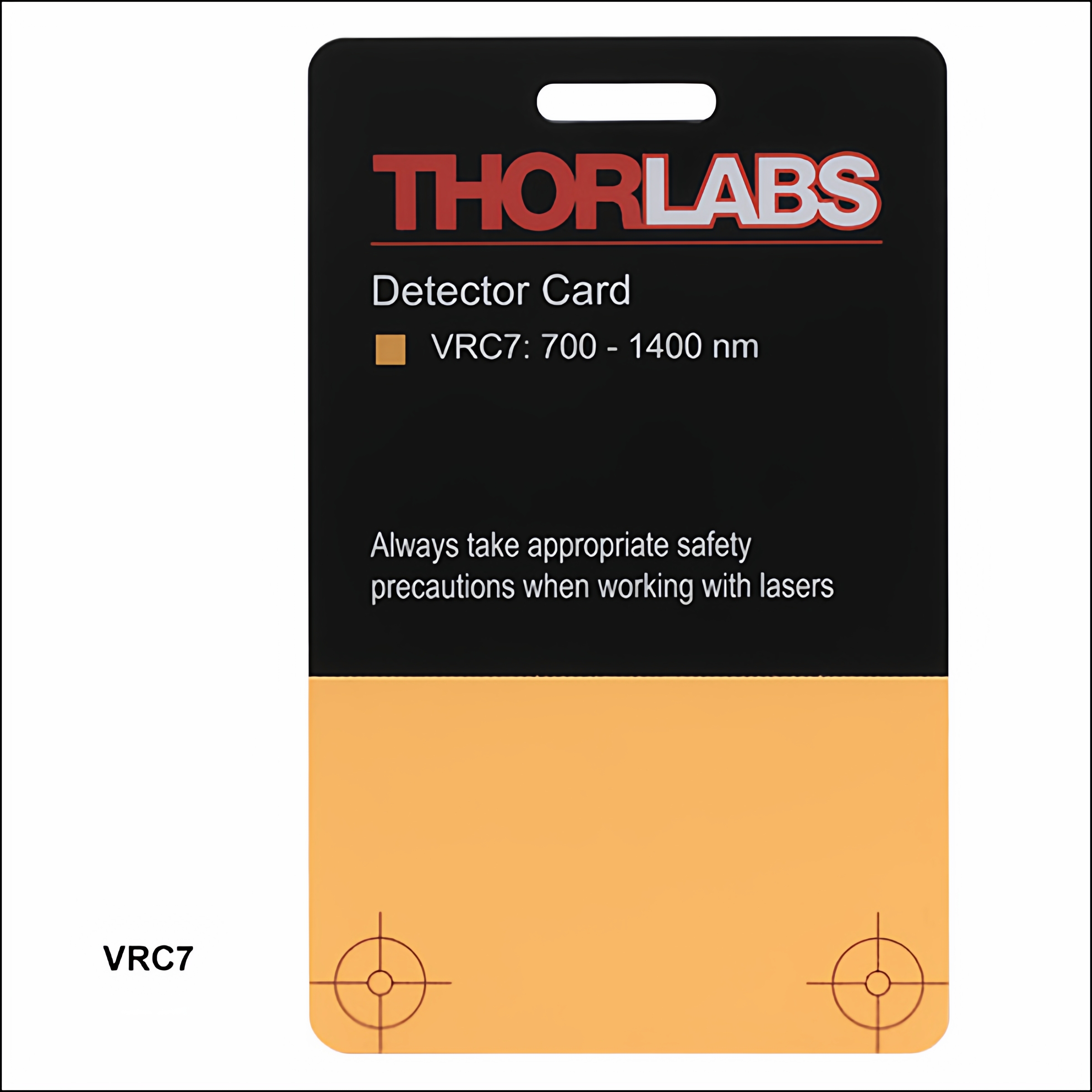 thorlabs近红外VRC7观察卡700-1400nm激光探测片感光片调光