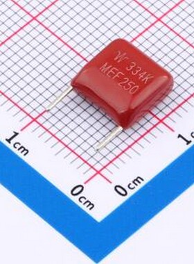 MEF334K2E3AS3040A1 薄膜电容 330nF ±10% 250V 插件,P=7.5mm