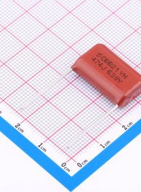 CBB21-630V/474P20 聚丙烯膜电容(CBB) 470nF ±5% 630V 插件,P=2