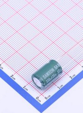 EGF337M1VG16RR 直插铝电解电容 330uF ±20% 35V 插件,D10xL16mm