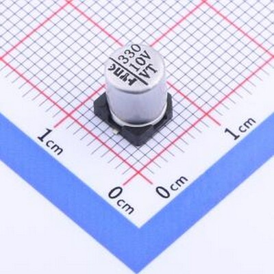 HY1A331MC063077MEO 贴片型铝电解电容 330uF ±20% 10V SMD,D6.3