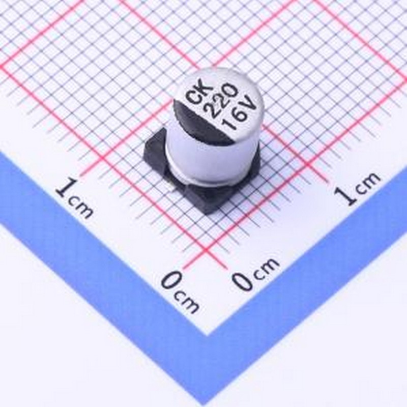 CK1C221M0607 贴片型铝电解电容 220uF ±20% 16V SMD,D6.3xL7.7m