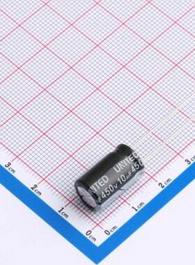 KM100M4501016PE1 直插铝电解电容 10uF 450V 插件,D10xL16mm